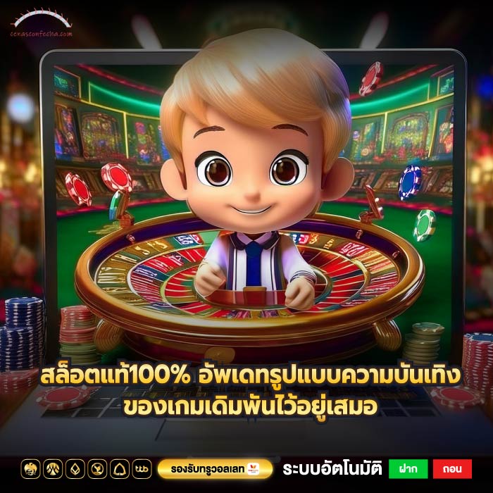 สล็อตแท้100% อัพเดทรูปแบบความบันเทิงของเกมเดิมพันไว้อยู่เสมอ